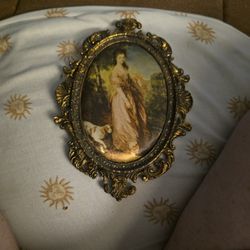 Antique Metal Ornate Frame