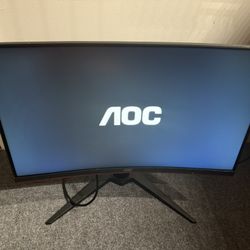 AOC Curved 24” 144hz Monitor 1080p