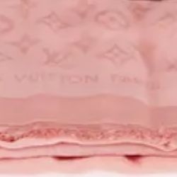 Louis Vuitton Pink Monogram Cashmere/Wool/Silk Scarf
