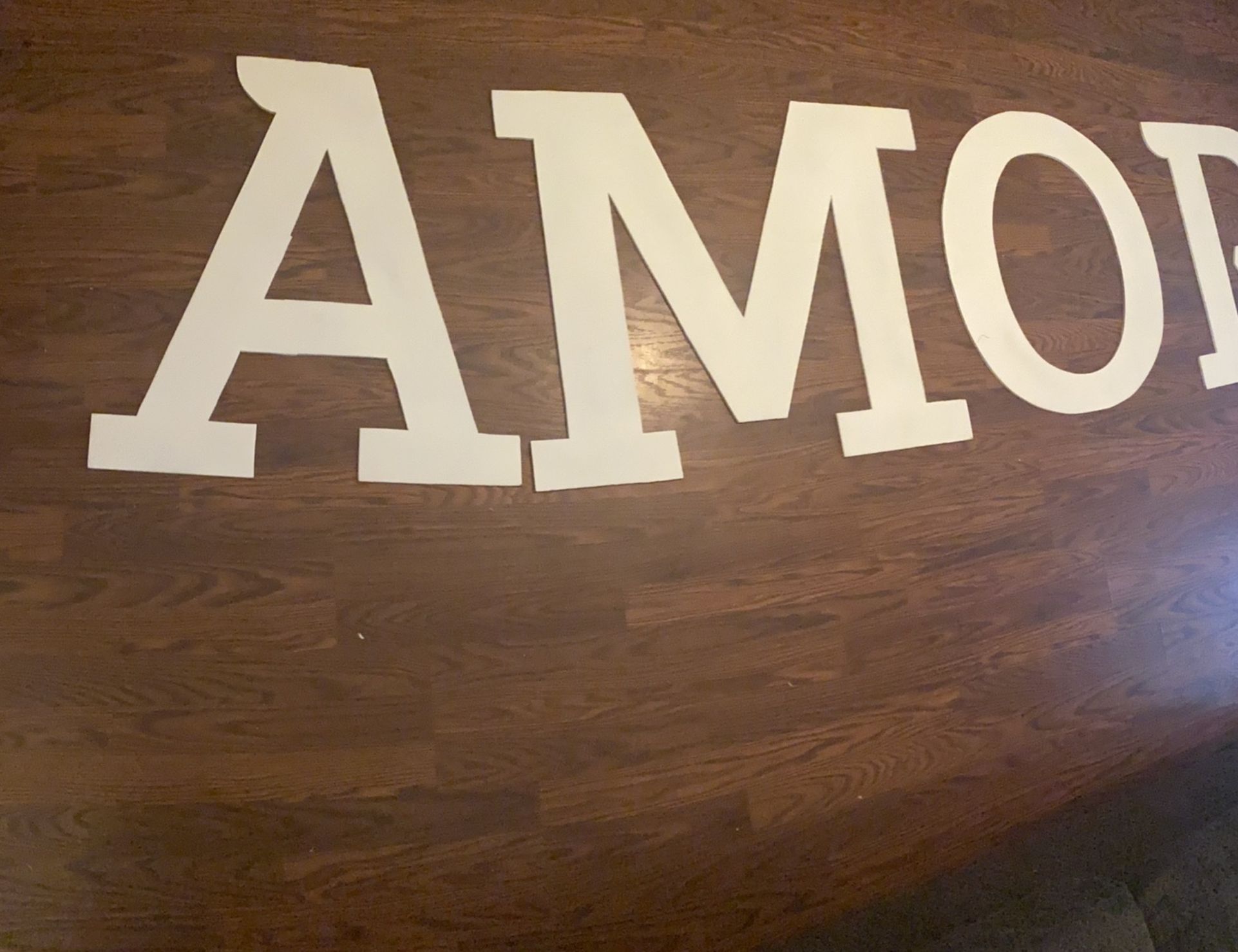 Wooden Letters - AMOR
