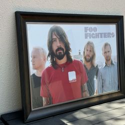 Foo Fighters Framed Band Poster