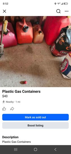 Plastic Gas Containers