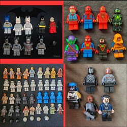 4 Lego Minifigure Lots