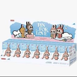 NEW FULL CASE  Labubu Monsters Pin For Love N-Z Blind Box.(AUTHENTIC) 