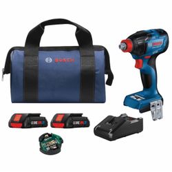 Two-In-One 18-volt 1/4-in 1/2-in Brushless Cordless Impact Driver 