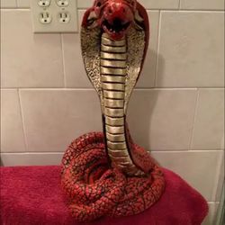 Large Cobra Snake Statue 