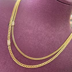 Manilla Cubana Sólida 10k