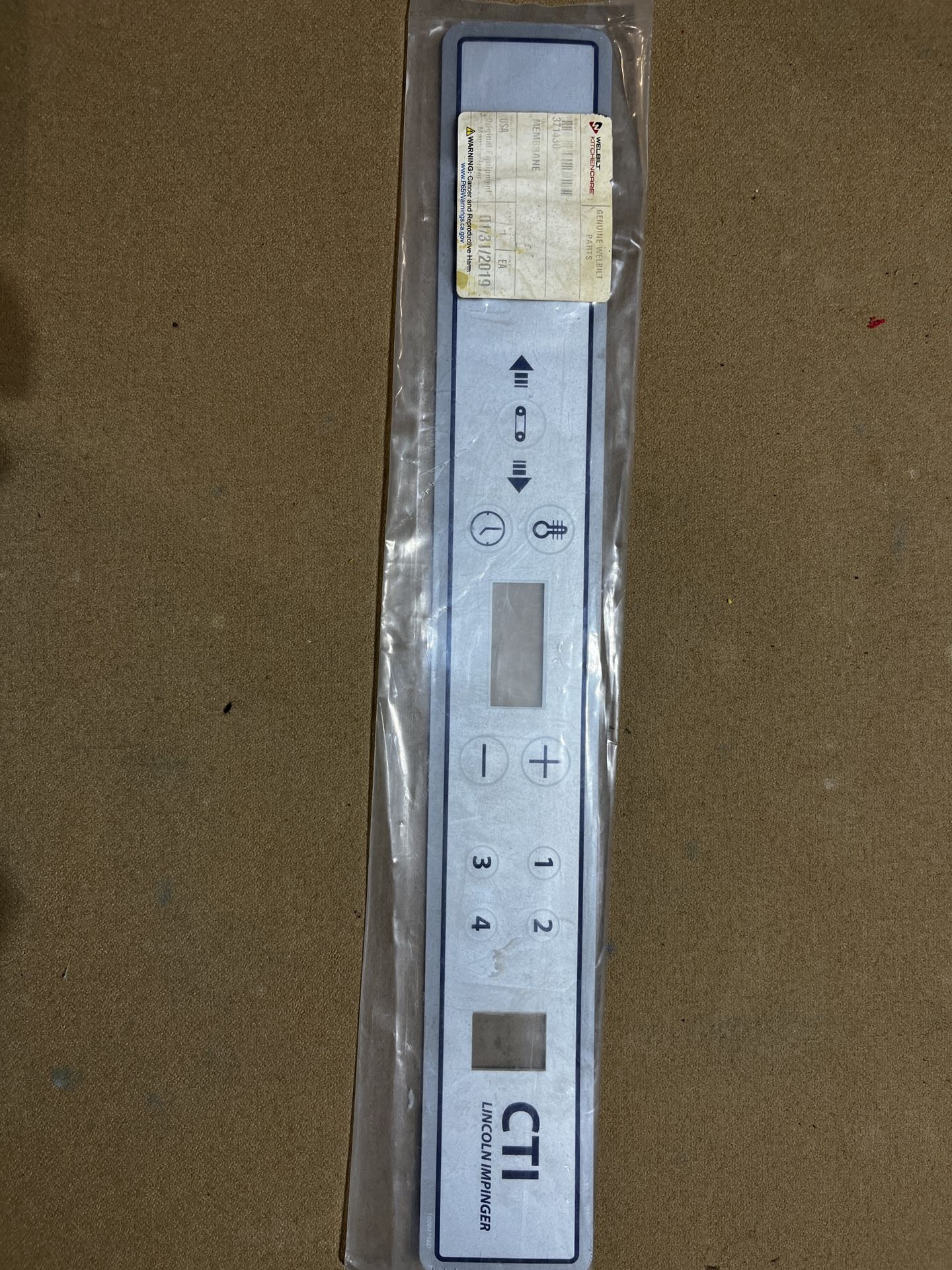 Lincoln 371430 Membrane Switch, DCTI