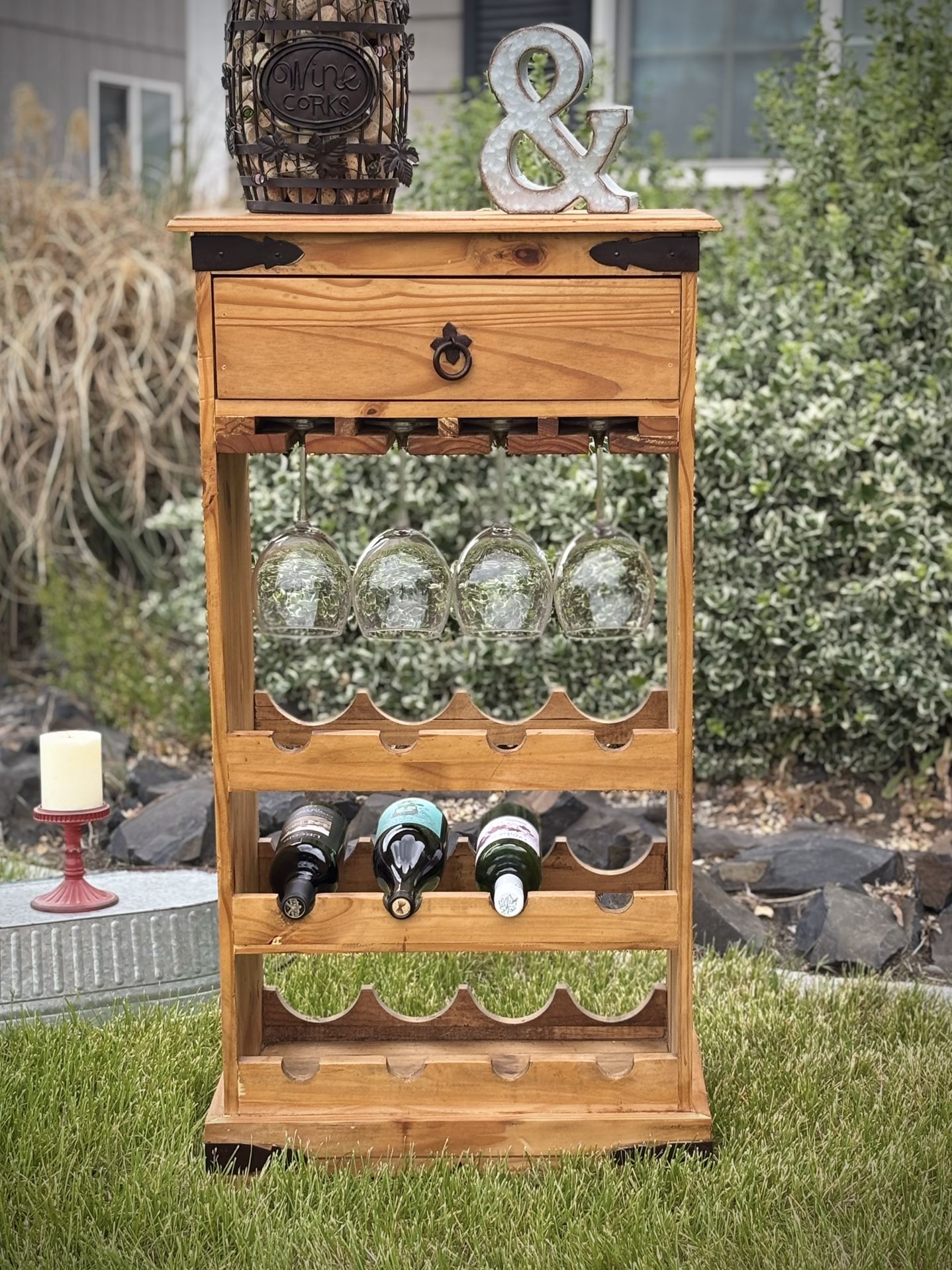 Rustic Wine Rack