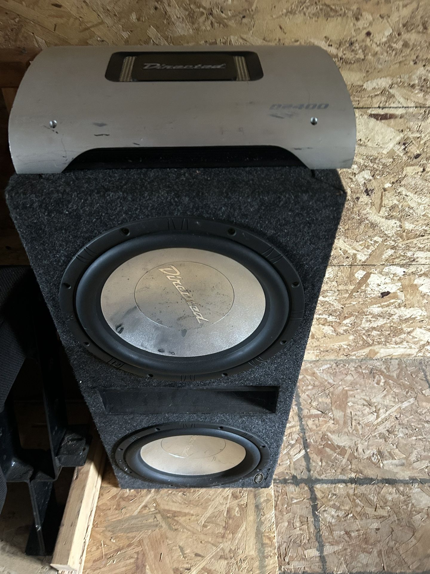 Directed D2400 Amp With Directed Subs And Ported Box