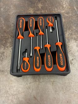 MATCO 8 piece screw driver set
