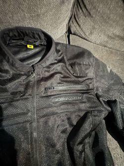 Scorpion helmet and jacket