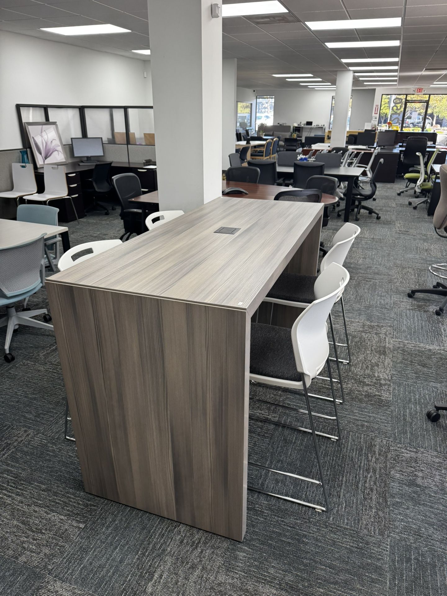 Steelcase Bar Height Work Table 