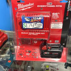 Brand New, Milwaukee, Battery And Charger M 18