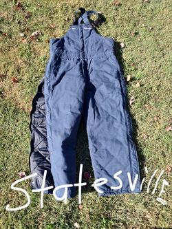 Large insulated bib overalls