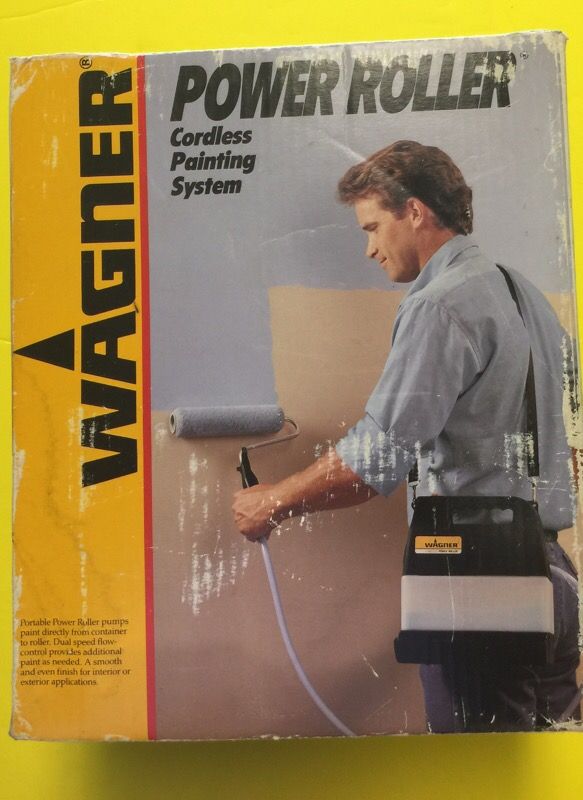 Wagner Power Products 0156030 Cordless Power Roller - PAINTING SYSTEM - GOOD CONDITION