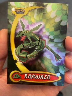 Holo Rayquaza Topps Advanced Challenge Card