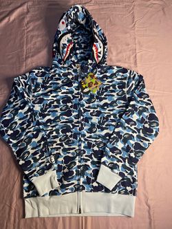 Bape hoodie blue
