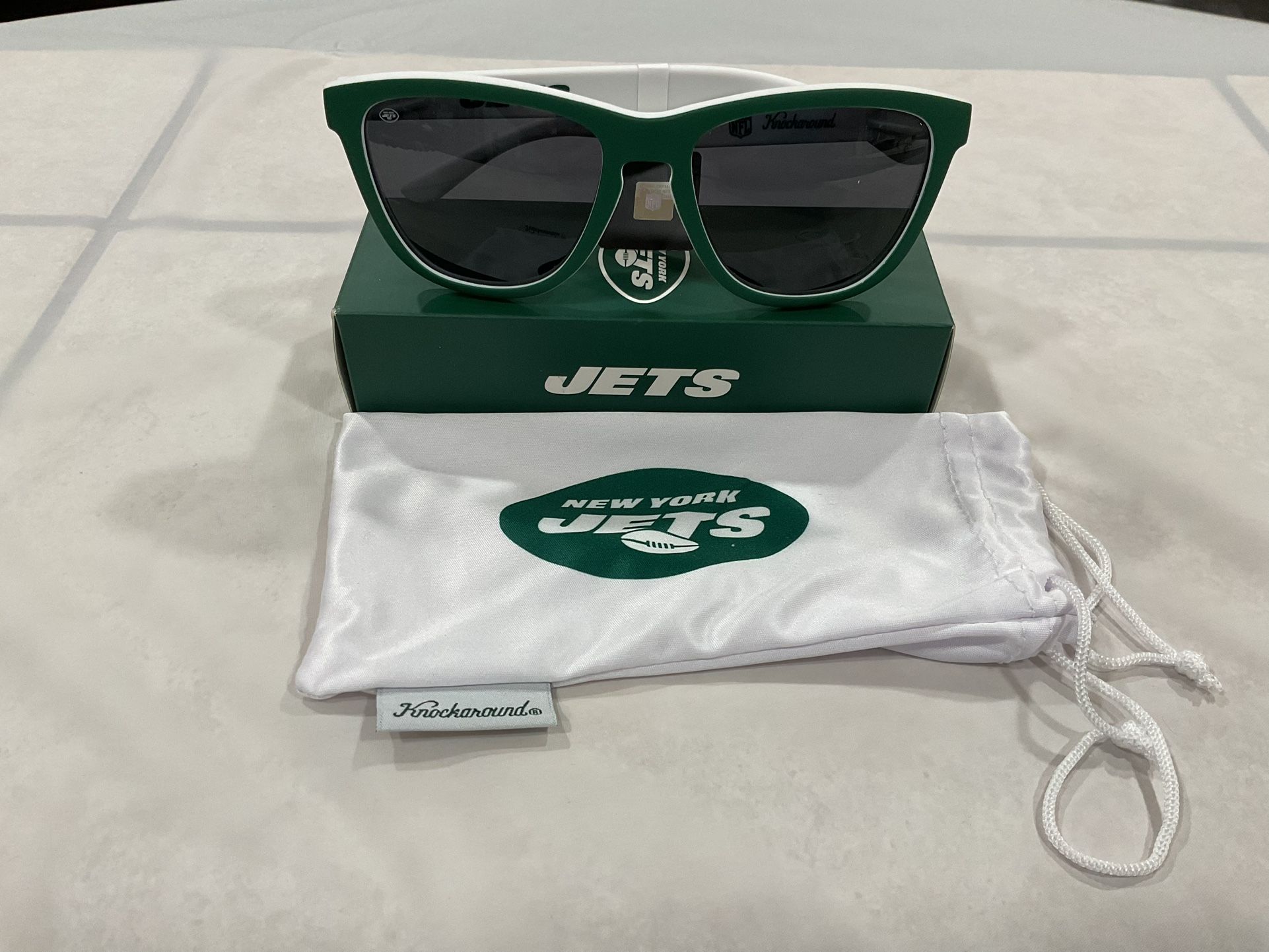 Knockaround New York Jets NFL Premium Polarized Sunglasses New!