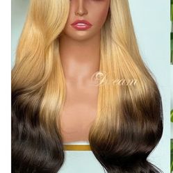 30” Ukrainian 100% Hand Made Body Wave Wig