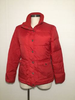 Tommy Hilfiger Size Small Red puffer Jacket used condition