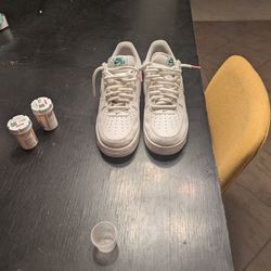 Nike Air Force 1 White And Green 