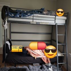 Twin Size Bunk Bed + Couch Mattress Deal