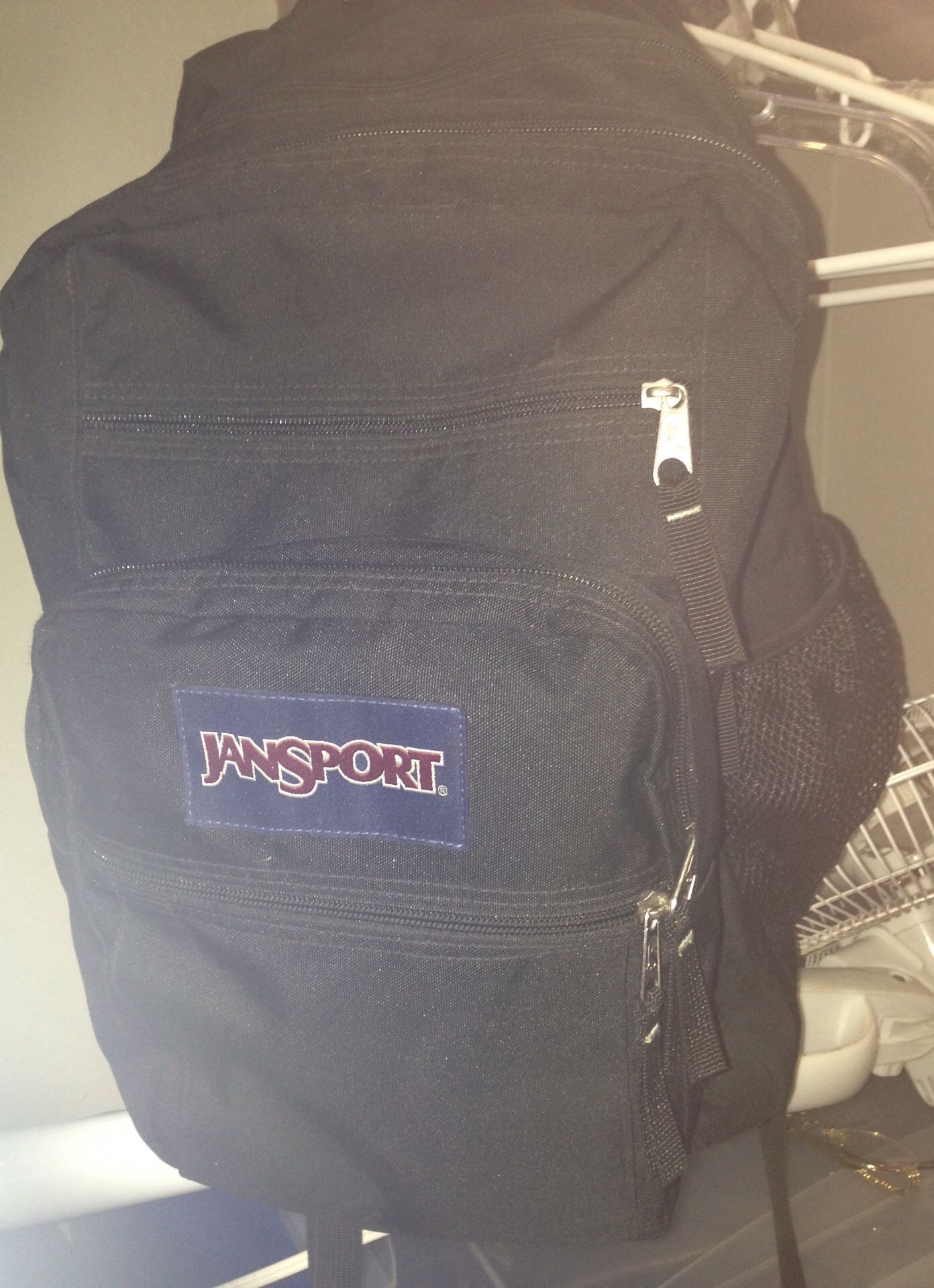 Black jansport backpack