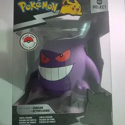 Pokemon Select Deluxe Vinyl Gengar Figure – 8 Inch – Jazwares – New