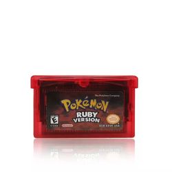 Game Boy Advance Pokemon Ruby Version English (Reproduction Cartridge) 