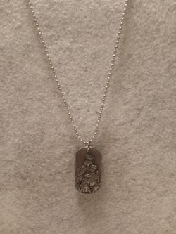 Religious Figure Necklace 