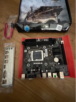 Computer Motherboard, H81 Gaming Motherboard Channel Ddr3 M.2 Nvme Ngff Sata Pcie Slot Lga 1150 Micro ATX Pc Motherboard for 4Th Generation