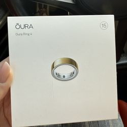 NEW Oura ring Size 15 Gold 