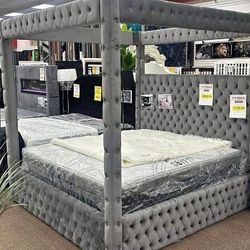 Queen Bed For Sale | NEW | $100/Mes | Inmediate Delivery 