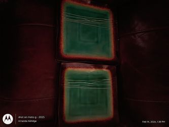 Big Green/Teal Plates New