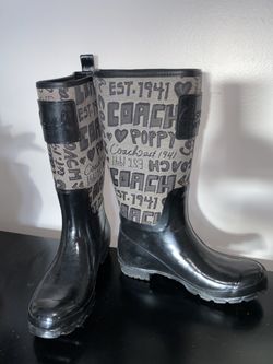 Coach Rain and Snow boots size 6,5