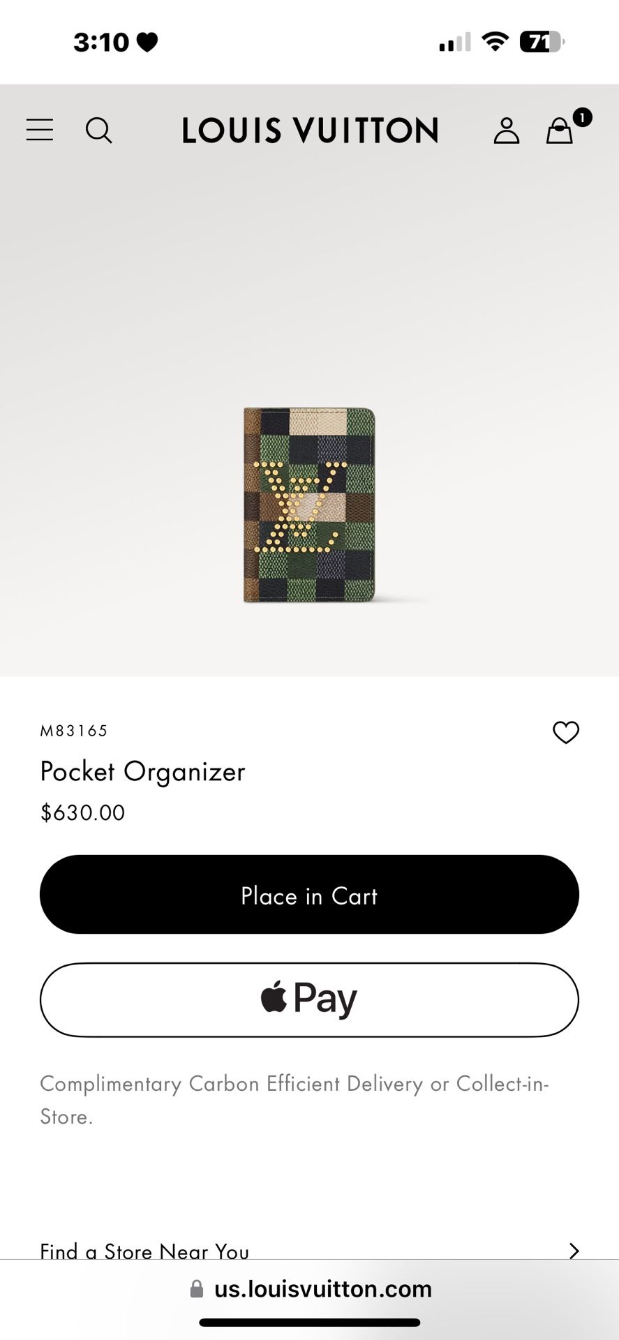 LV Card Holder/Wallet (Pharrell Collection)