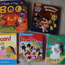 5 Hardcover Kids Books 