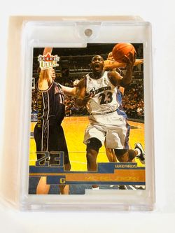 2002-03 Fleer Ultra #23 Michael Jordan Gold Medallion Die Cut Bulls Wizards