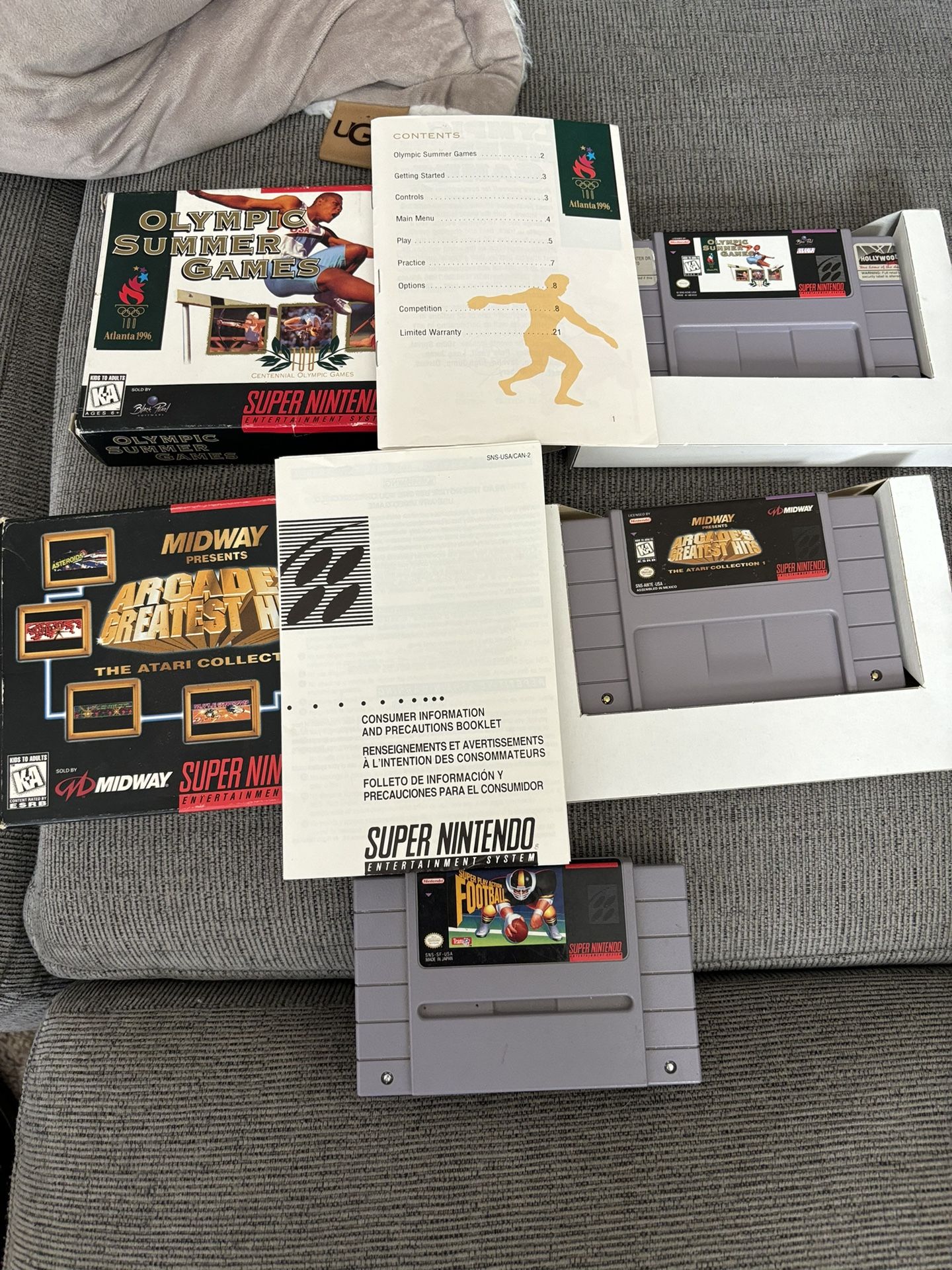 Lot of 3 Nintendo Super Nintendo games