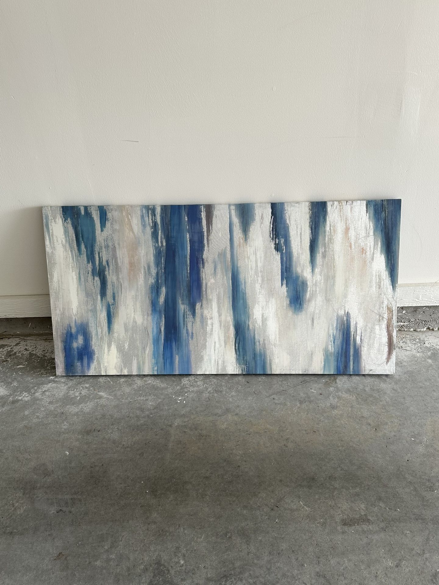 Blue And Silver Painting