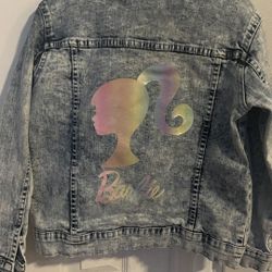 Girls Barbie Denim Jacket