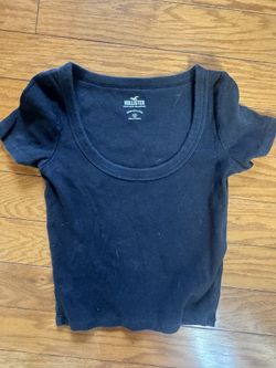 Black Hollister Crop Top