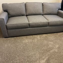 Gray, Living Spaces Hide-a-Bed Couch