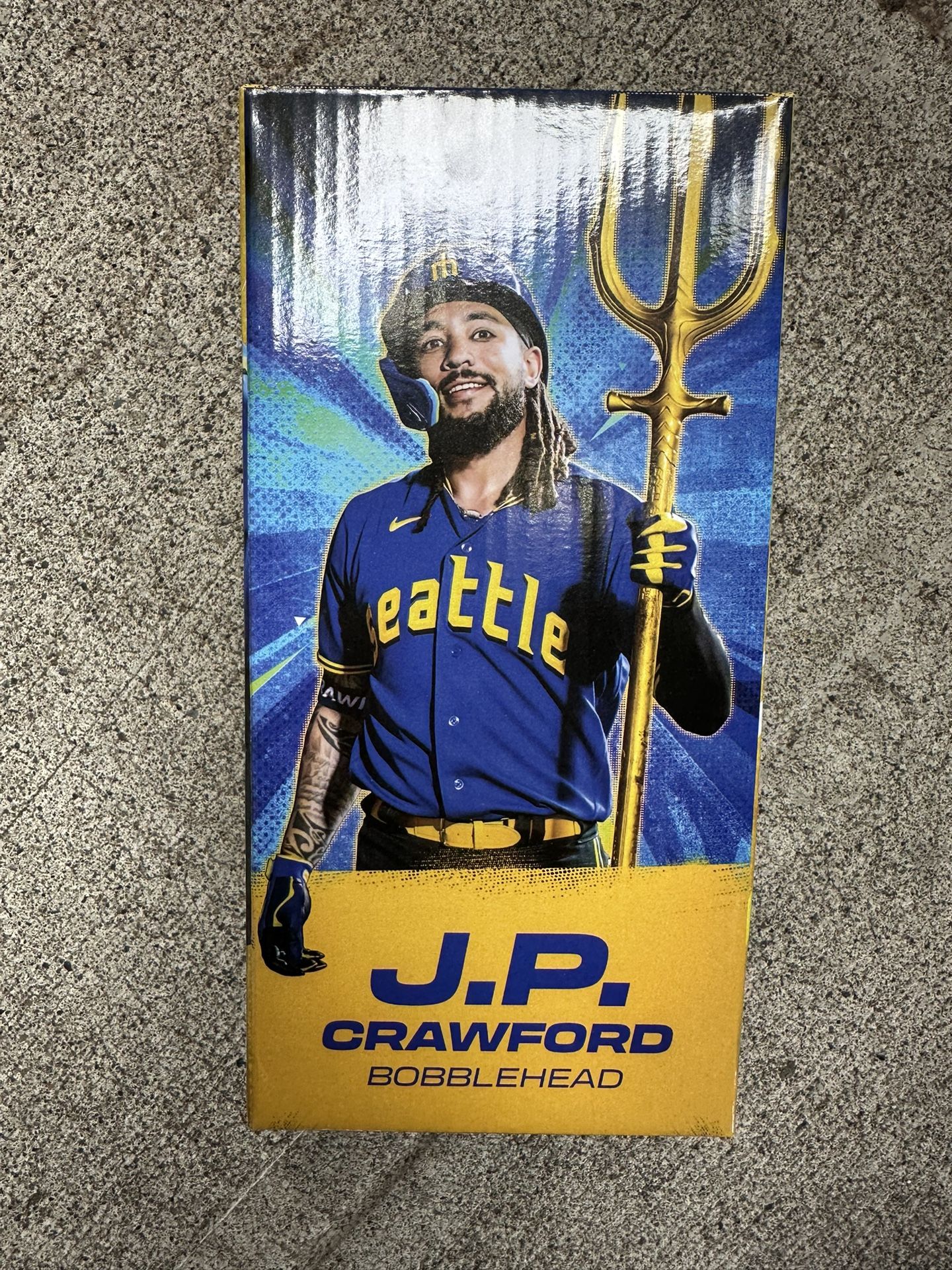 2024 J.P. JP Crawford Bobblehead City Connect Trident Seattle Mariners SGA 6/28