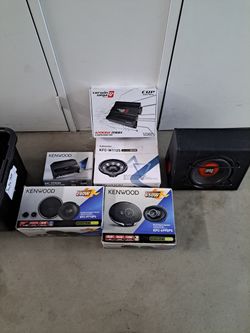 Kenwood Complete Sound System With 12inch Sub And Box