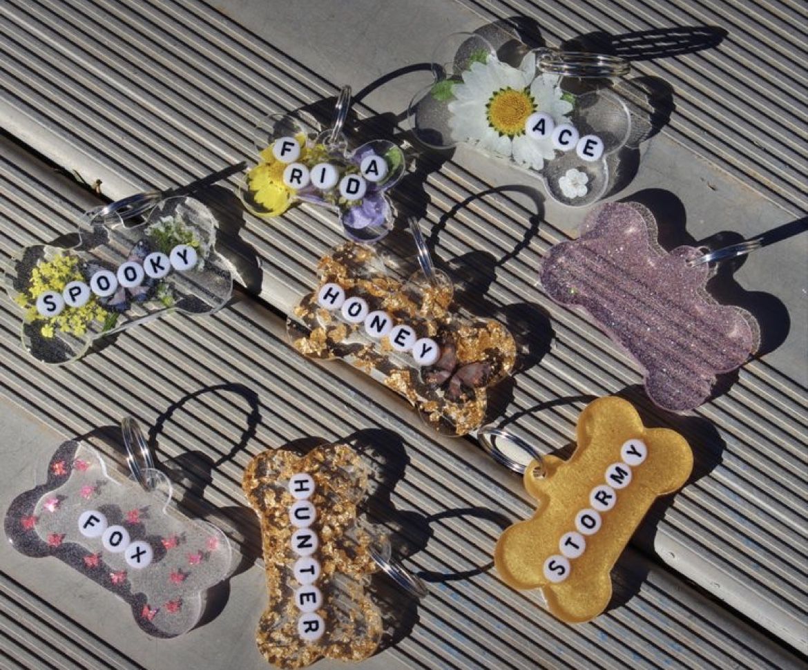 resin dog tags