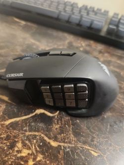 Corsair Scimitar MMO mouse with 12 programmable buttons!