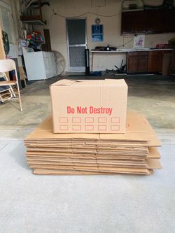 moving boxes ( .60  Cents EA) see description for size