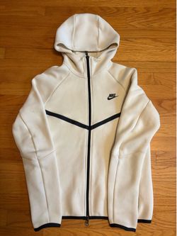 Nike Tech Fleece Zip Windrunner Hoodie White (Men Small)